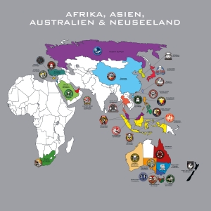 501st Map Afrika, Asien & ANZ