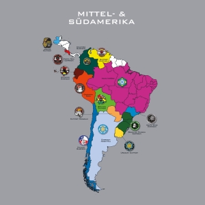501st Map 501st Map Mittel- & Südamerika